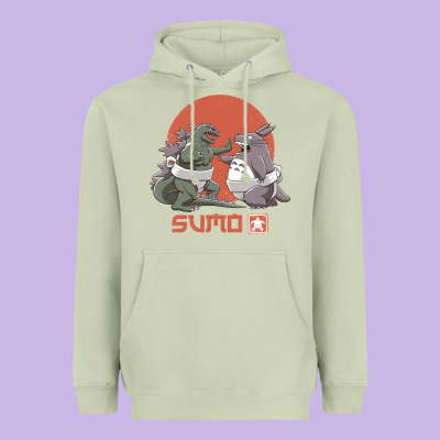 Sumo Pop Heavyweight Hoodie Designed By Artisfamous