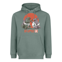 Sage sumo pop Heavyweight Hoodie - artisFamous