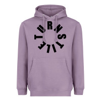 Lavender TURNSTILE BLACK ON WHITE Heavyweight Hoodie - artisFamous
