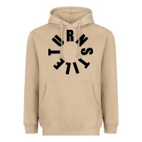Mushroom TURNSTILE BLACK ON WHITE Heavyweight Hoodie - artisFamous