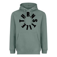 Sage TURNSTILE BLACK ON WHITE Heavyweight Hoodie - artisFamous