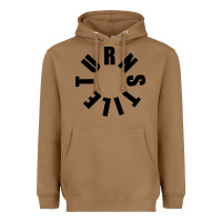 Toasted Coconut TURNSTILE BLACK ON WHITE Heavyweight Hoodie - artisFamous