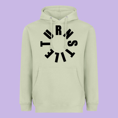 Turnstile Black On White Heavyweight Hoodie Designed By Artisfamous