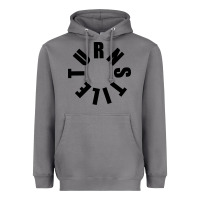Storm TURNSTILE BLACK ON WHITE Heavyweight Hoodie - artisFamous