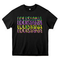 Black louisiana mardi gras Heavy Core Tee - CowGirlArtShop