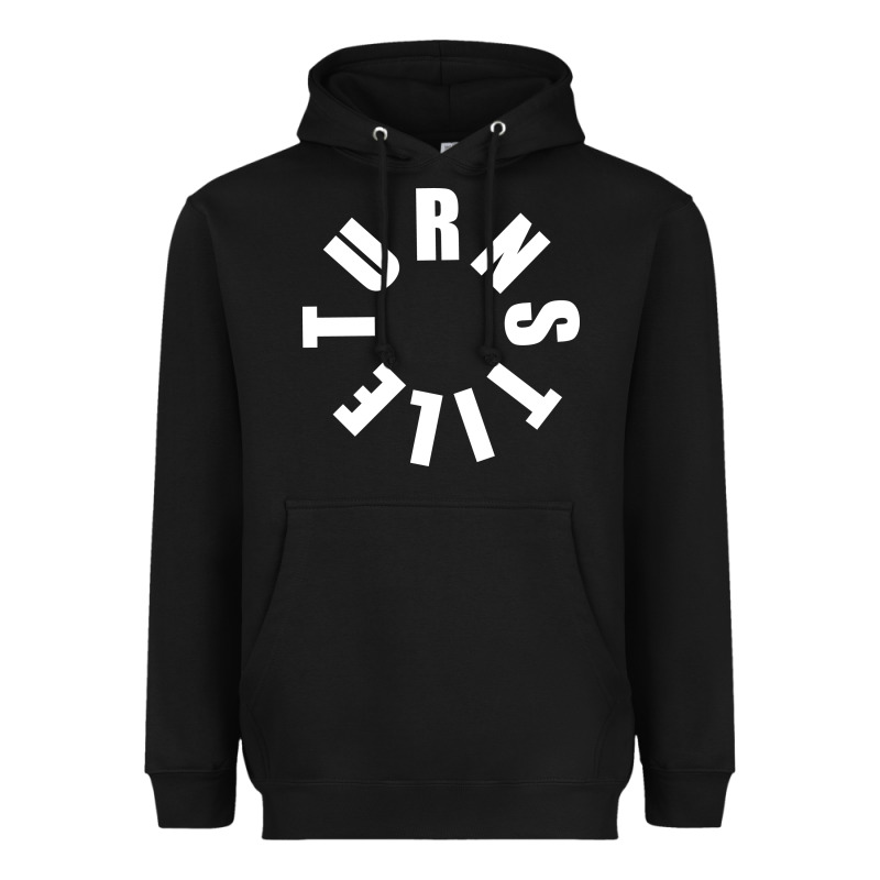 Turnstile White On Black. Heavyweight Hoodie by artisFamous | Teevron