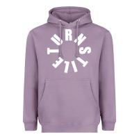Lavender TURNSTILE WHITE ON BLACK. Heavyweight Hoodie - artisFamous