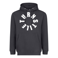 Smoke TURNSTILE WHITE ON BLACK. Heavyweight Hoodie - artisFamous