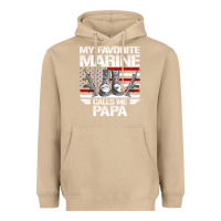 Mushroom marine papa, gifts my favorite marine calls me pa pa military mother Heavyweight Hoodie - artisFamous