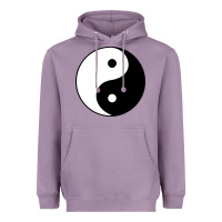 Lavender Yin and yang Heavyweight Hoodie - artisFamous