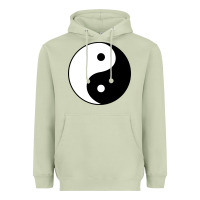 Matcha Yin and yang Heavyweight Hoodie - artisFamous