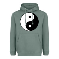 Sage Yin and yang Heavyweight Hoodie - artisFamous