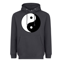 Smoke Yin and yang Heavyweight Hoodie - artisFamous