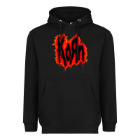 Black vintage kor'n Heavyweight Hoodie - artisFamous
