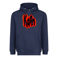 Navy vintage kor'n Heavyweight Hoodie - artisFamous
