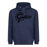 Navy gretsch Heavyweight Hoodie - artisFamous