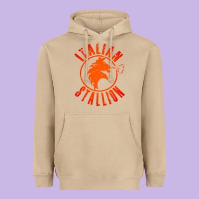 Italian Stallion Heavyweight Hoodie Designed By Artisfamous