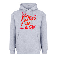 Heather Grey kings of leon Heavyweight Hoodie - artisFamous