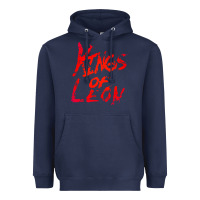 Navy kings of leon Heavyweight Hoodie - artisFamous
