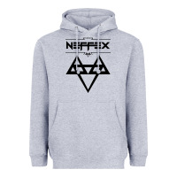 Heather Grey neffex Heavyweight Hoodie - artisFamous