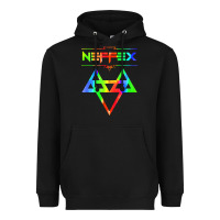 Black neffex Heavyweight Hoodie - artisFamous