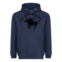 Navy neil young Heavyweight Hoodie - artisFamous