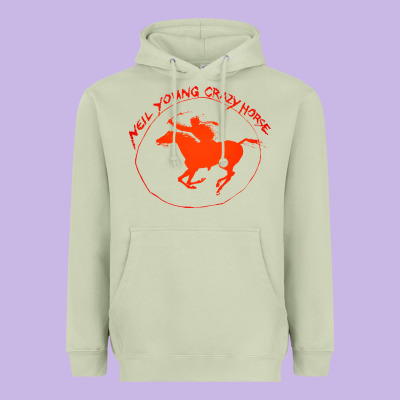 Neil Young Heavyweight Hoodie Designed By Artisfamous