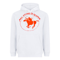 White neil young Heavyweight Hoodie - artisFamous