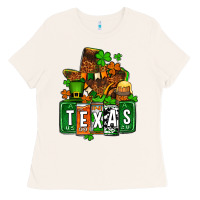 Bone St. Patrick's Texas map Ladies Tee - OliviaCreatesArt