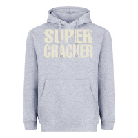 Heather Grey super cracker Heavyweight Hoodie - artisFamous