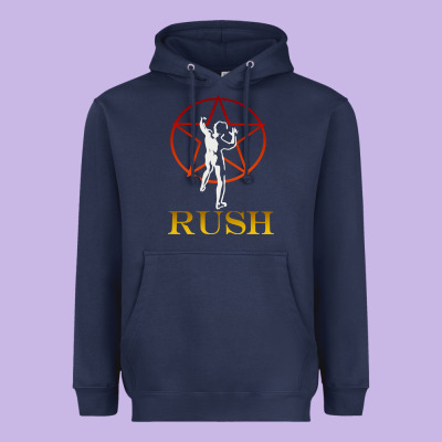 Rush Vintage Starman Unisex Heavyweight Hoodie Designed By Artisfamous