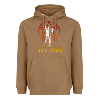 Toasted Coconut rush vintage starman unisex Heavyweight Hoodie - artisFamous