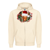 Sandshell christmas heifer Zipper Hoodie - AdoDesignShop