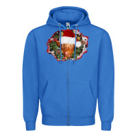 True Royal christmas heifer Zipper Hoodie - AdoDesignShop