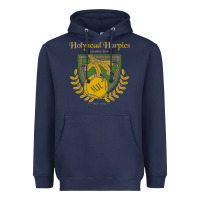 Navy holyhead harpies Heavyweight Hoodie - artisFamous