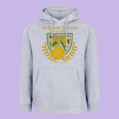 Holyhead Harpies Heavyweight Hoodie Designed By Artisfamous