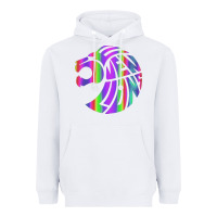 White reflective 7 lions Heavyweight Hoodie - artisFamous
