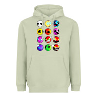 Matcha geometry dash difficulty  faces Heavyweight Hoodie - artisFamous