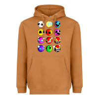 Meerkat geometry dash difficulty  faces Heavyweight Hoodie - artisFamous