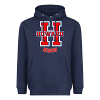 Navy howard 1867 university Heavyweight Hoodie - artisFamous