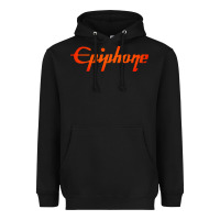 Black epiphone Heavyweight Hoodie - artisFamous
