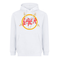 White heavy metal Heavyweight Hoodie - artisFamous