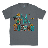 Charcoal Heather but first coffee Classic Tee - Artiststas