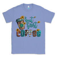 Colony Blue but first coffee Classic Tee - Artiststas