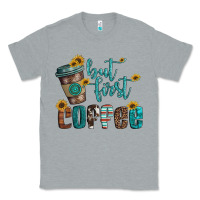 Heather Grey but first coffee Classic Tee - Artiststas