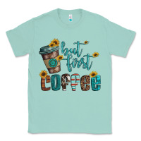Seafoam but first coffee Classic Tee - Artiststas