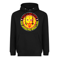 Black japan pro wrestling Heavyweight Hoodie - artisFamous