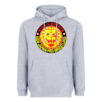 Heather Grey japan pro wrestling Heavyweight Hoodie - artisFamous