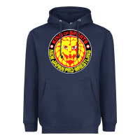 Navy japan pro wrestling Heavyweight Hoodie - artisFamous