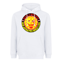 White japan pro wrestling Heavyweight Hoodie - artisFamous